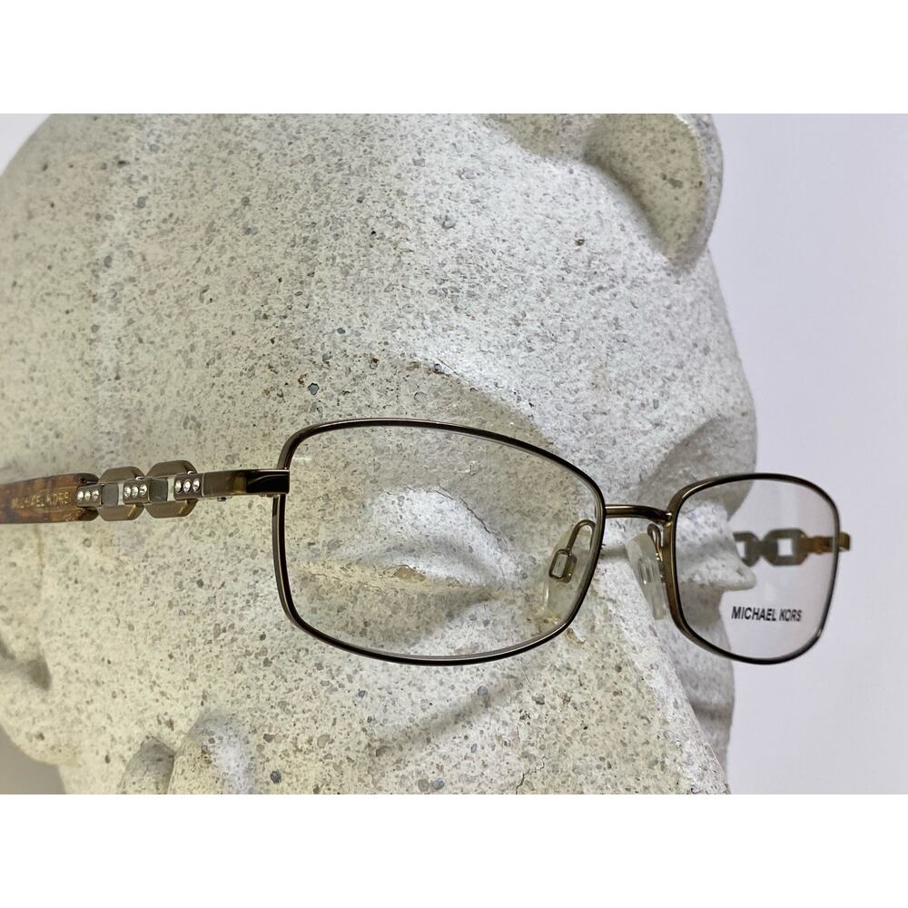Michael Kors Maldives Gunmetal chain eyeglasses | *Add* Blue light or Sunglasses